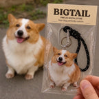 Customized Pet Keychain – Acrylic Pet Portrait Charm for Pet Lovers