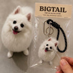 Customized Pet Keychain – Acrylic Pet Portrait Charm for Pet Lovers