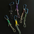 Hand-Woven Paracord Water Bottle Lanyard with Carabiner
