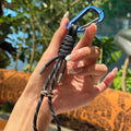 Hand-Woven Paracord Water Bottle Lanyard with Carabiner