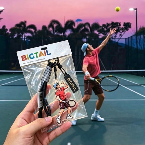 Custom 3D Portrait Charm – Personalized Sports Keychain & Bag Pendant Gift