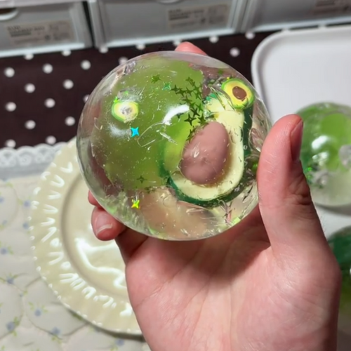 Coconut Oil Series Squishy Ball | Slow-Rise Stress Relief Fidget Toy | Handmade Unique Gift