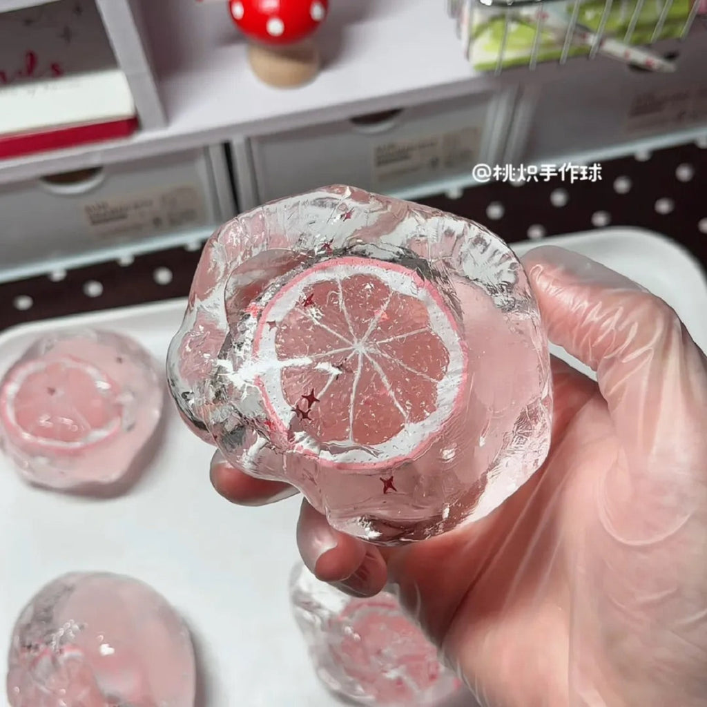 Coconut Oil Series Squishy Ball | Slow-Rise Stress Relief Fidget Toy | Handmade Unique Gift