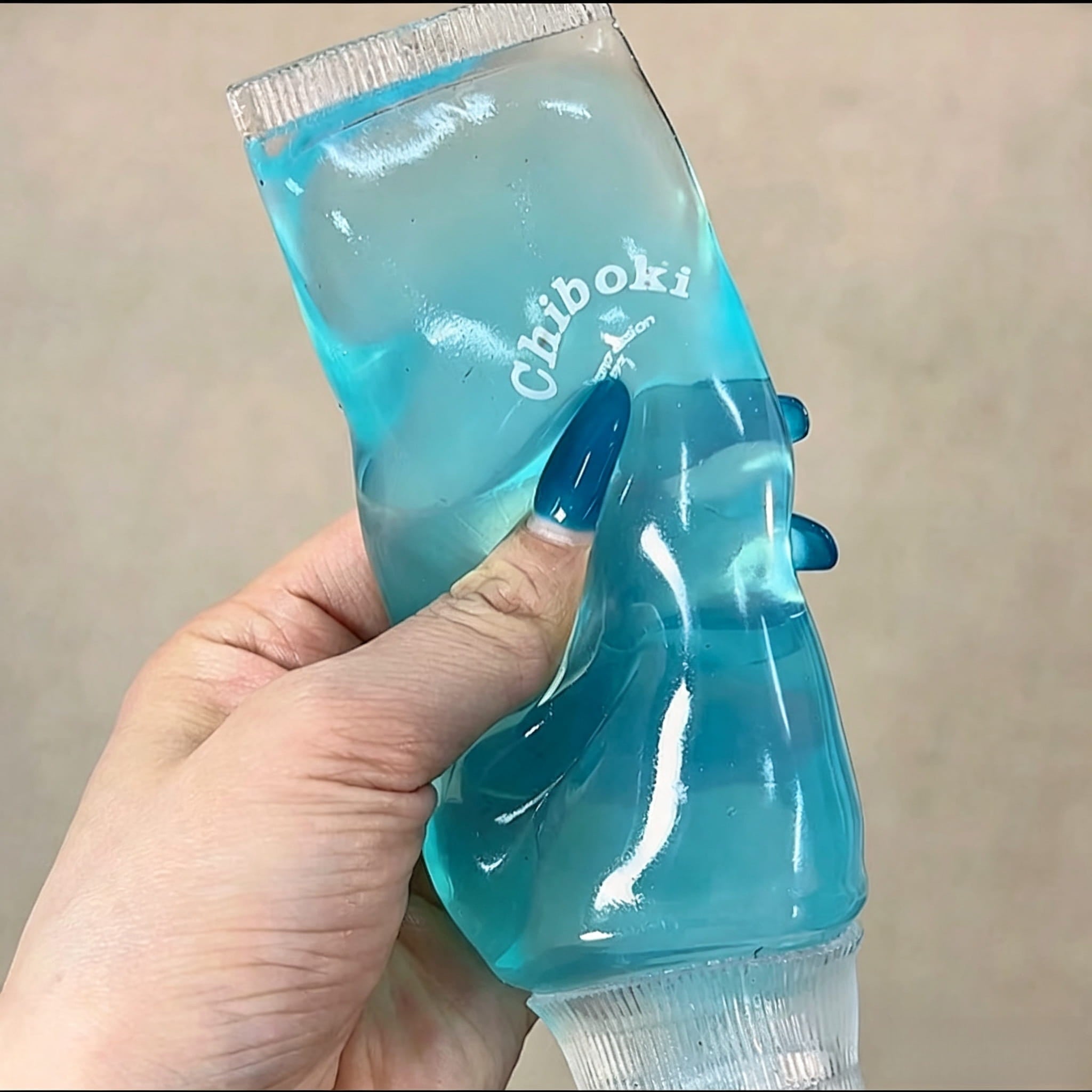BIGTAIL Shiny Jelly Squeeze Toy – Fruit-Infused Stress Relief Tube