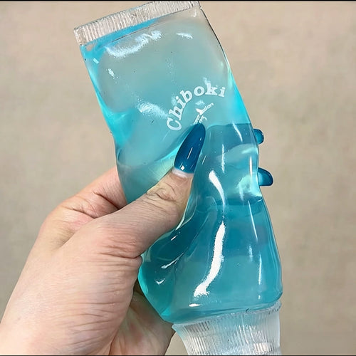 BIGTAIL Shiny Jelly Squeeze Toy – Fruit-Infused Stress Relief Tube