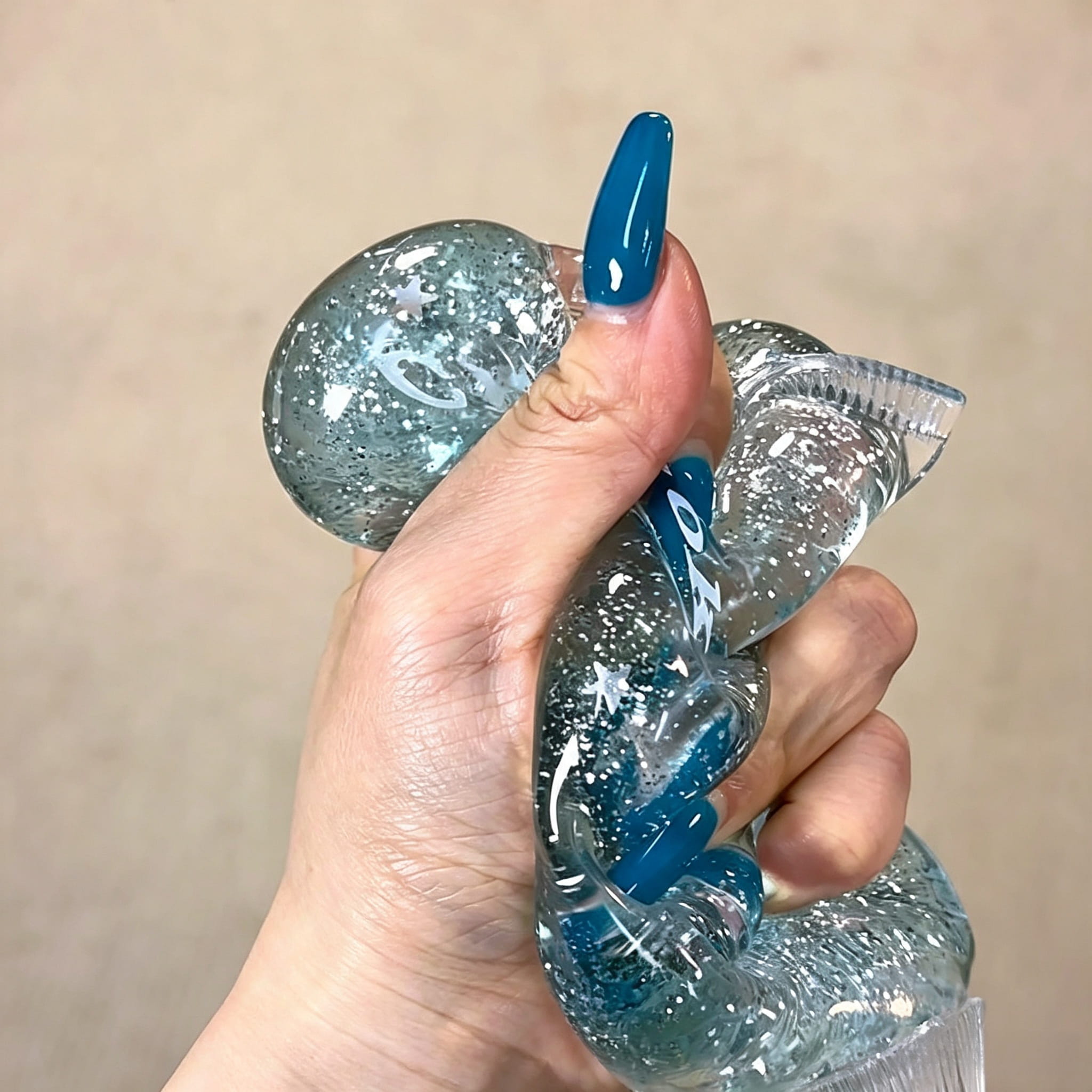 BIGTAIL Shiny Jelly Squeeze Toy – Fruit-Infused Stress Relief Tube