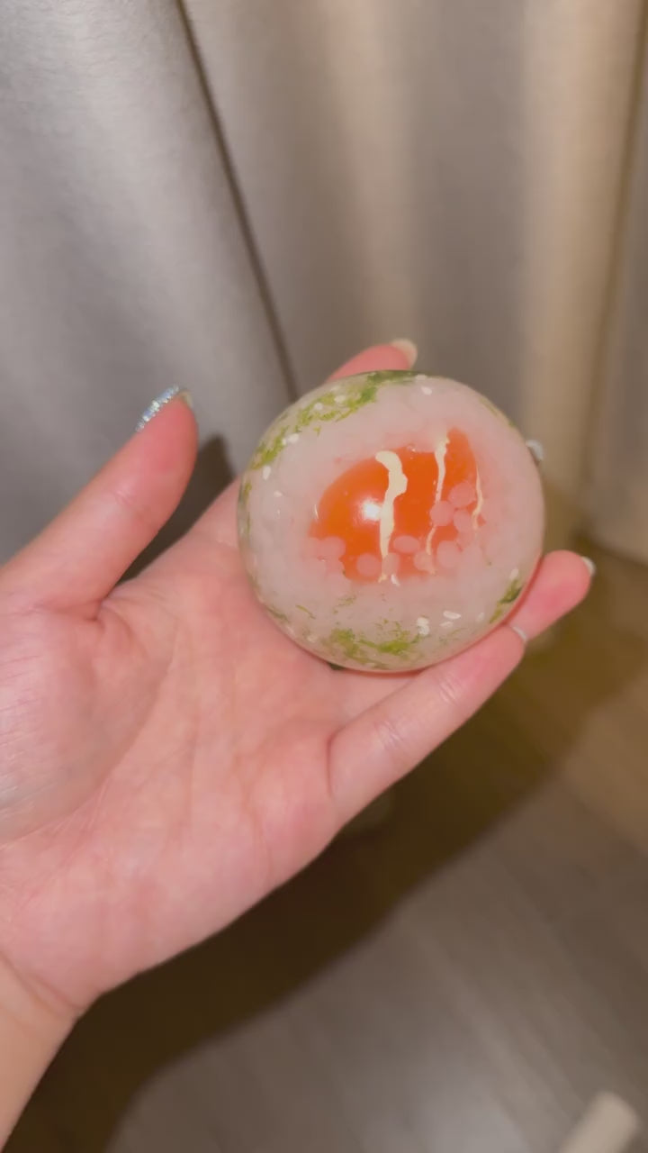 Mini Salmon Sushi Squishy Toy - Handmade Stress Reliever (Random)